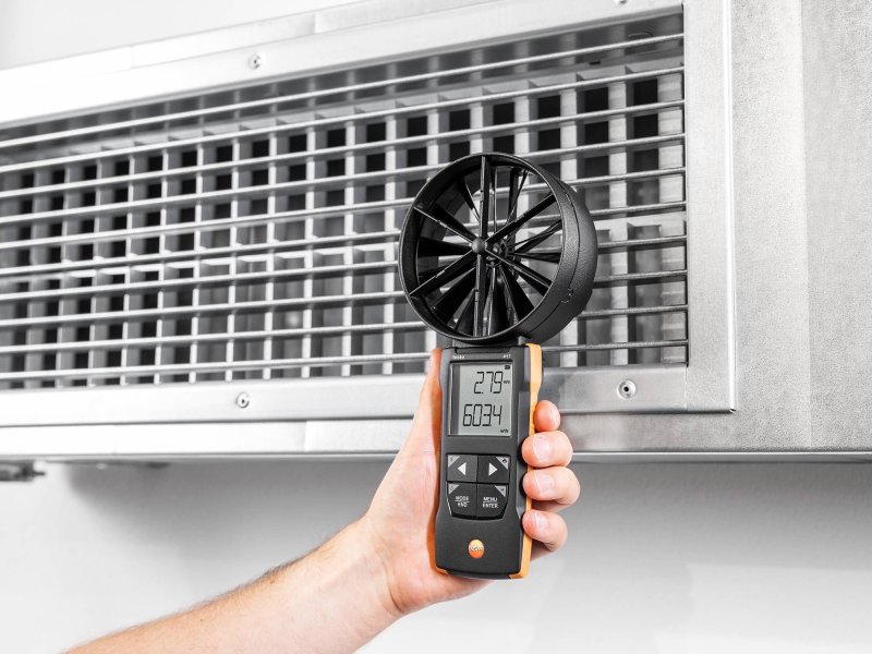 Testo 417 - Vrtuľkový anemometer 100 mm vrtuľka